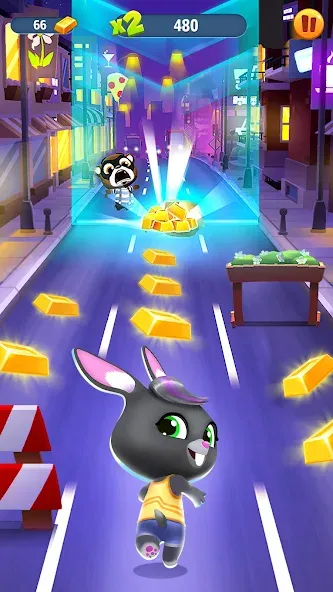 Talking Tom Gold Run [МОД Unlimited Money] Screenshot 3