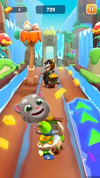 Talking Tom Time Rush [МОД Все открыто] Screenshot 1