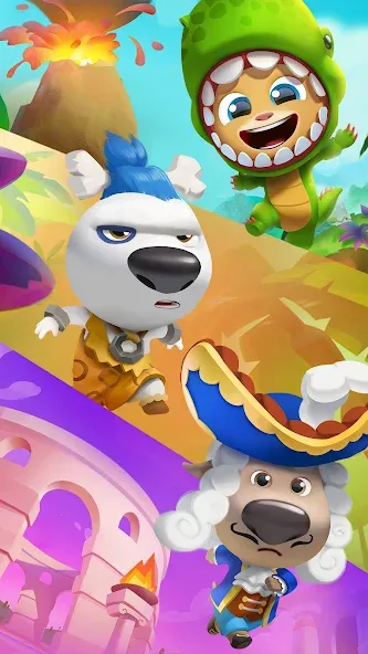 Talking Tom Time Rush [МОД Все открыто] Screenshot 5