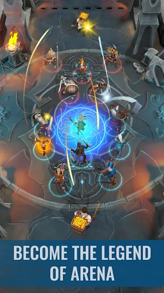 Raid & Rush - Heroes idle RPG [МОД Меню] Screenshot 4