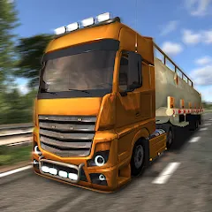 Взломанная European Truck Simulator (Юро Трак Драйвер)  [МОД Бесконечные монеты]