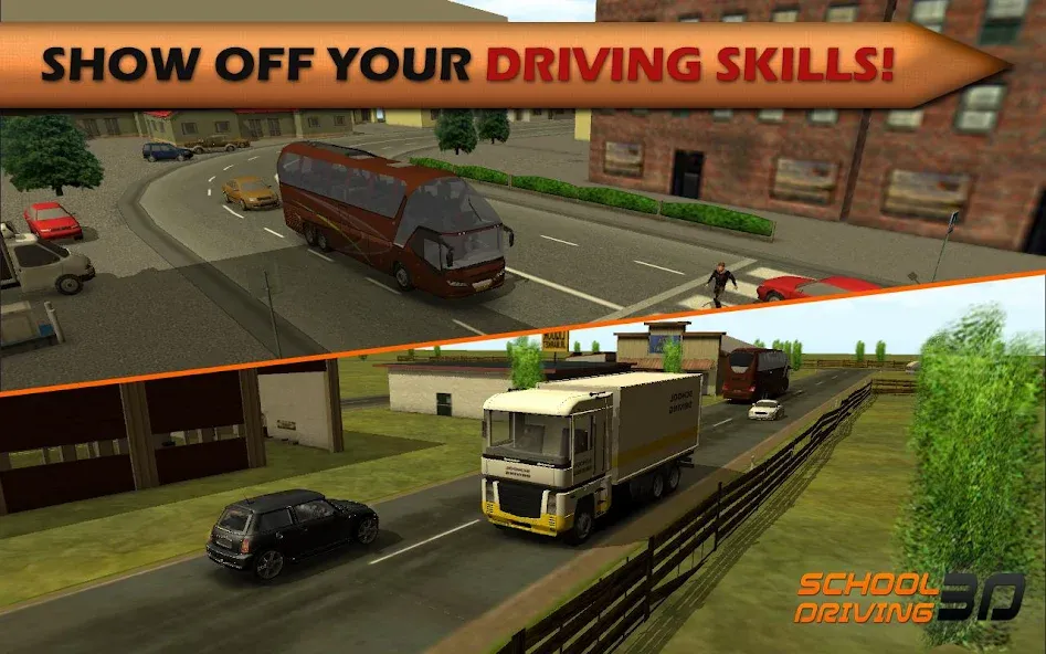 School Driving 3D (Скул Драйвинг 3Д) [МОД Все открыто] Screenshot 5
