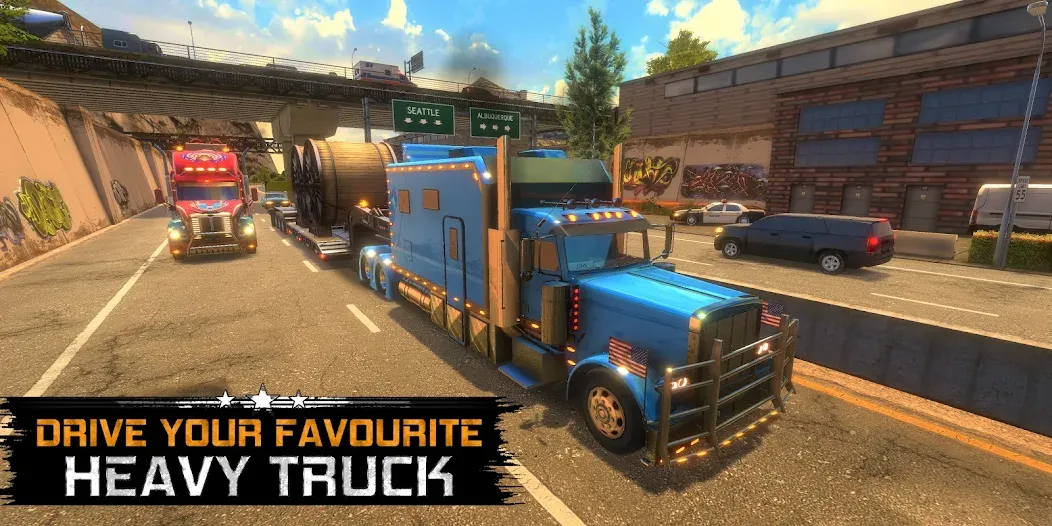 Truck Simulator USA Revolution (Трак Симулятор США Революция) [МОД Mega Pack] Screenshot 1