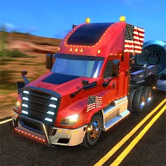 Скачать взлом Truck Simulator USA Revolution (Трак Симулятор США Революция)  [МОД Mega Pack]