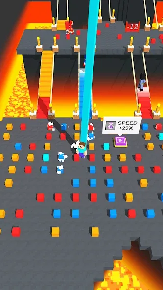 Craft Bridge Race (Крафт Бридж Рейс) [МОД Много монет] Screenshot 3
