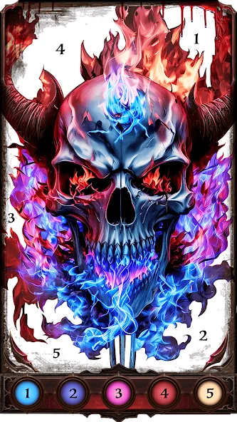 Dark, Horror Color by Number [МОД Unlocked] Screenshot 2