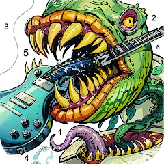 Скачать взлом Dark Fantasy Coloring Games  [МОД Menu]