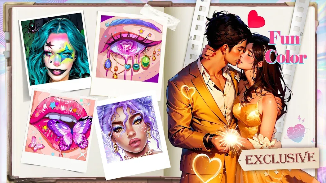 Fun Color:Happy Coloring games [МОД Много монет] Screenshot 4