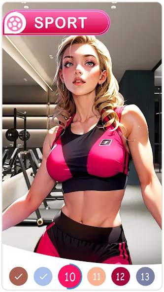 Fun Color:Happy Coloring games [МОД Много монет] Screenshot 5