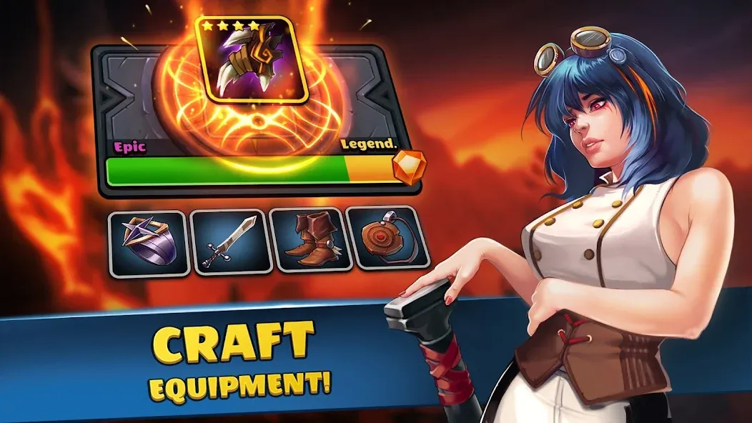 Auto Brawl Chess (Авто Бравл Шахматы) [МОД Много монет] Screenshot 5