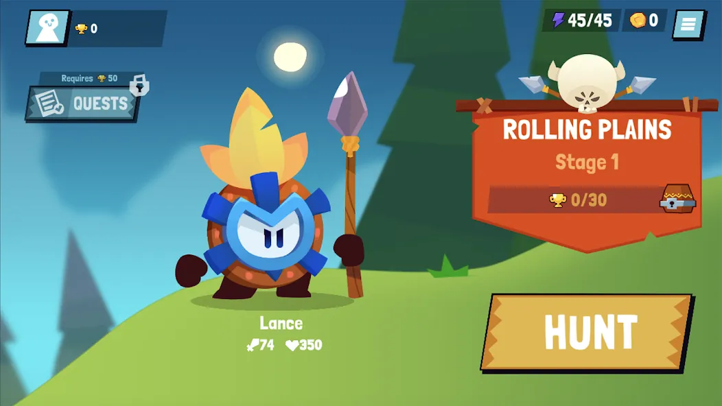 Tiny Hunters - Monsters Attack (Тини Хантерс) [МОД Много монет] Screenshot 1