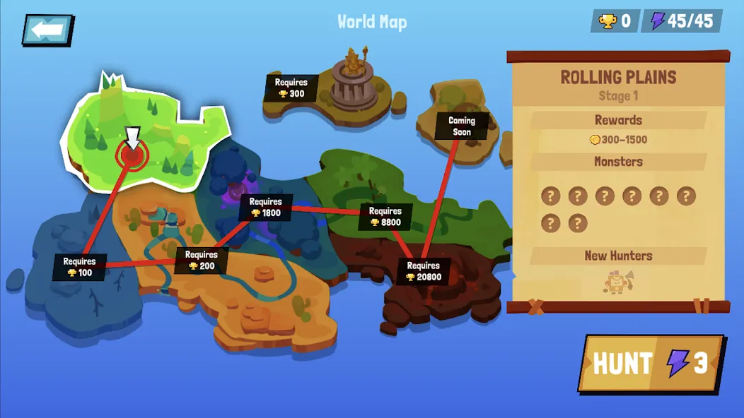 Tiny Hunters - Monsters Attack (Тини Хантерс) [МОД Много монет] Screenshot 2