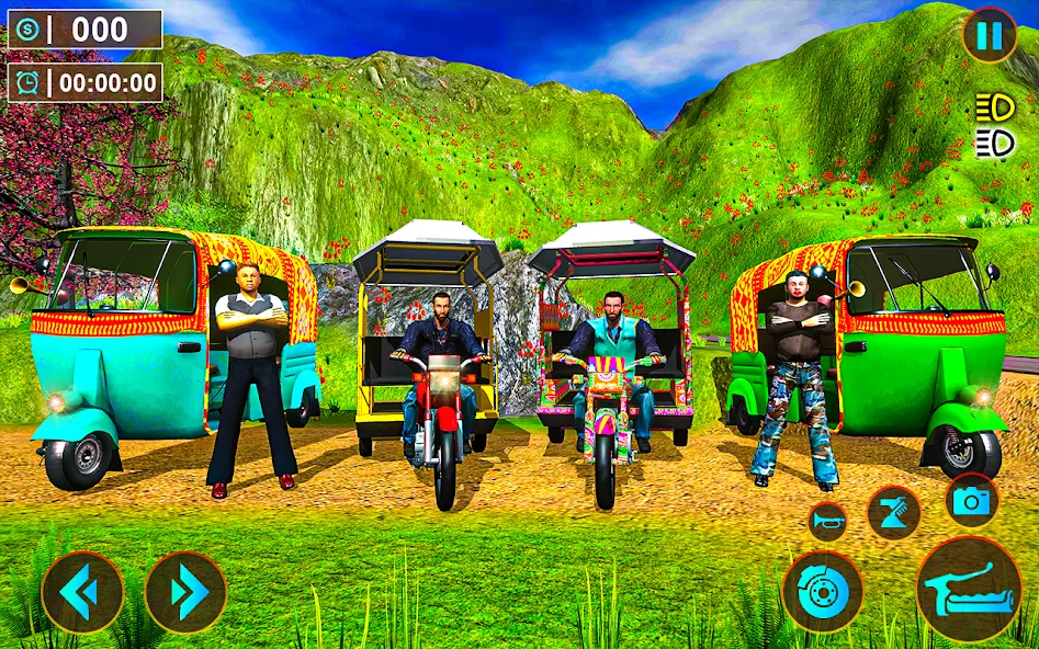 Tuk Tuk Offroad Auto Rickshaw (Тук Тук оффроуд автомобильный рикша) [МОД Бесконечные деньги] Screenshot 3