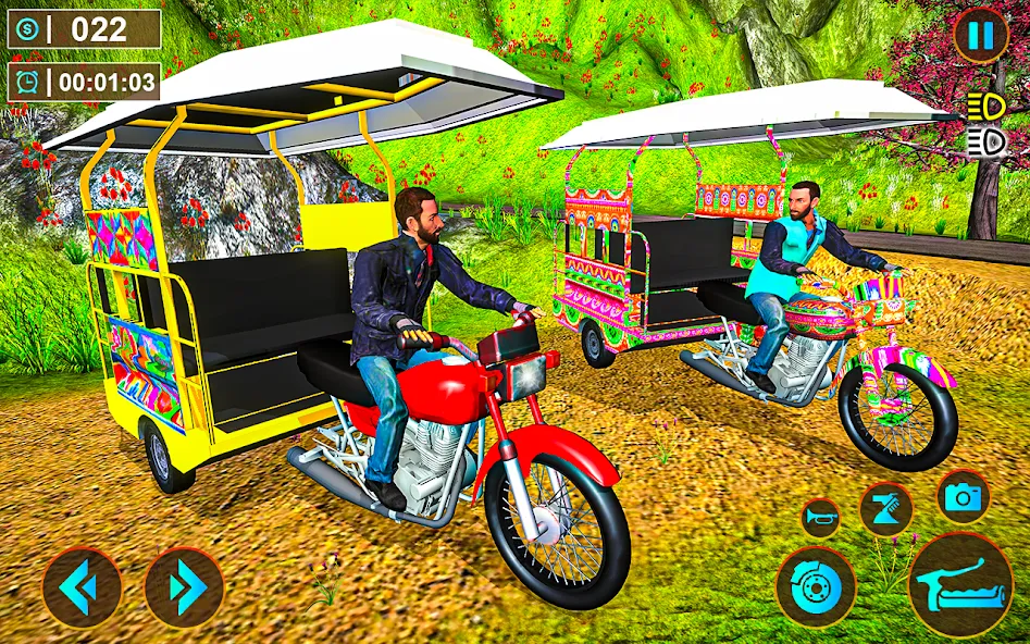 Tuk Tuk Offroad Auto Rickshaw (Тук Тук оффроуд автомобильный рикша) [МОД Бесконечные деньги] Screenshot 5