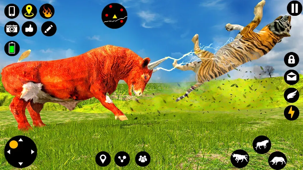 Angry Bull Attack Fight Games (Ангри Булл Атак Файт Геймс) [МОД Много монет] Screenshot 2