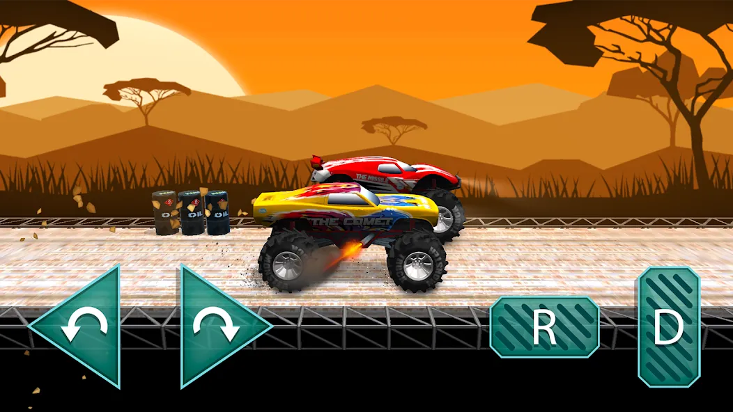 Monster truck: Extreme racing [МОД Много денег] Screenshot 4