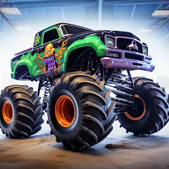 Взлом Monster truck: Extreme racing  [МОД Много денег]