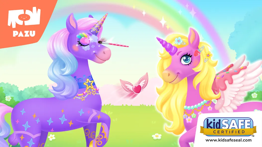 My Unicorn dress up for kids [МОД Все открыто] Screenshot 1
