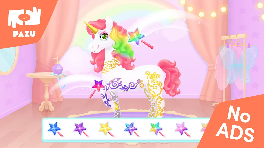 My Unicorn dress up for kids [МОД Все открыто] Screenshot 2