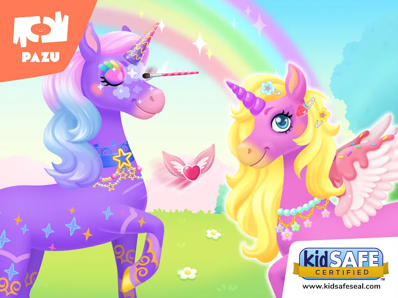 My Unicorn dress up for kids [МОД Все открыто] Screenshot 5