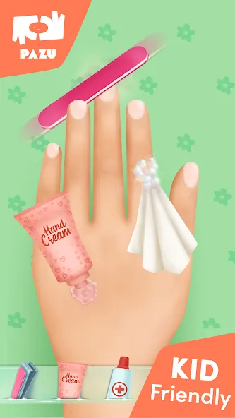 Girls Nail Salon - Kids Games [МОД Unlocked] Screenshot 3