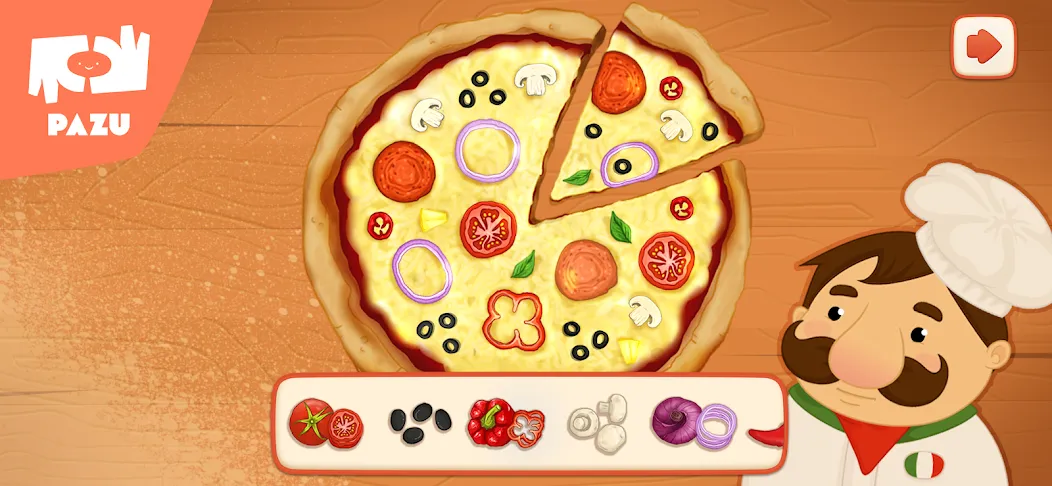 Pizza maker cooking games [МОД Меню] Screenshot 5