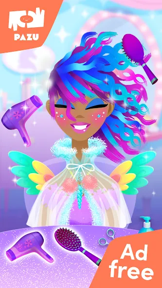 Girls Hair Salon Unicorn [МОД Unlocked] Screenshot 2