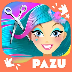 Взломанная Girls Hair Salon Unicorn  [МОД Unlocked]