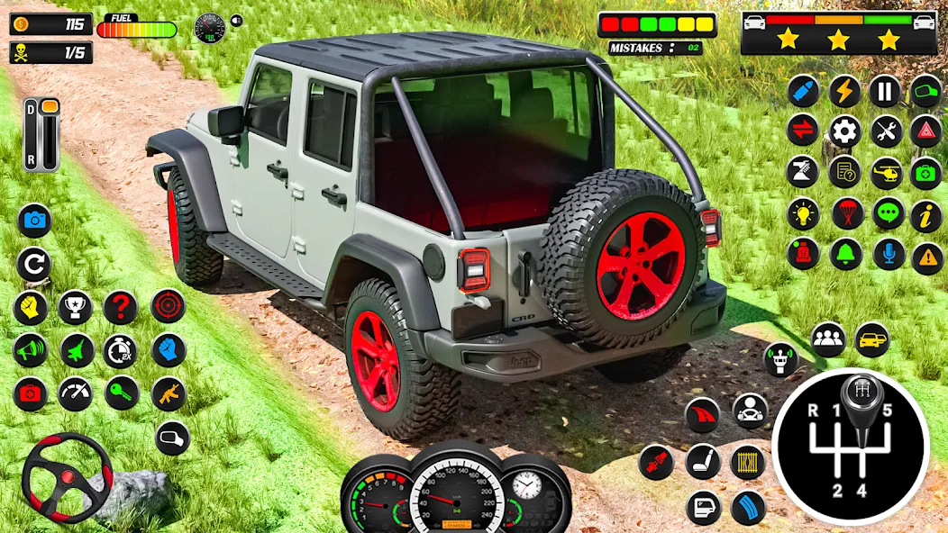 Offroad 4x4 Jeep Driving Game [МОД Unlocked] Screenshot 2
