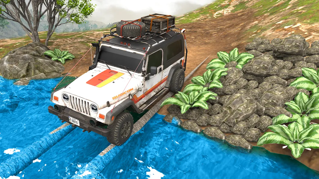 Offroad 4x4 Jeep Driving Game [МОД Unlocked] Screenshot 5