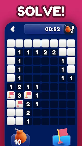 Minesweeper Bomb Mines Game (Майнсвипер разблокирует уровни Марка) [МОД Меню] Screenshot 5