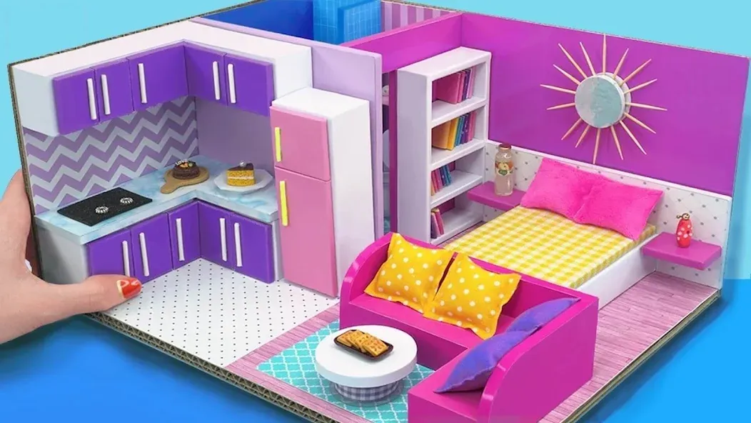Girl Doll House Design Games (Дизайнерские игры для девочек Домик для кукол) [МОД Бесконечные деньги] Screenshot 5