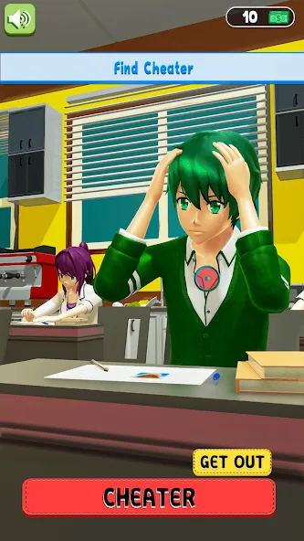 Anime School Teacher Simulator [МОД Много денег] Screenshot 3