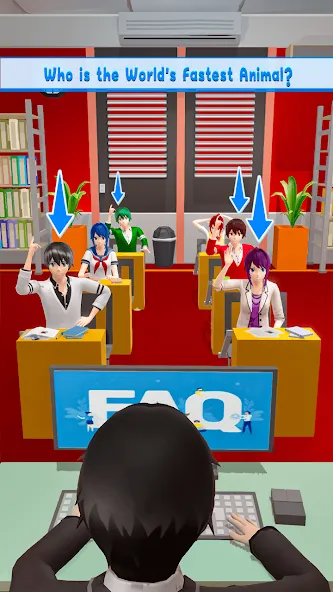Anime School Teacher Simulator [МОД Много денег] Screenshot 5