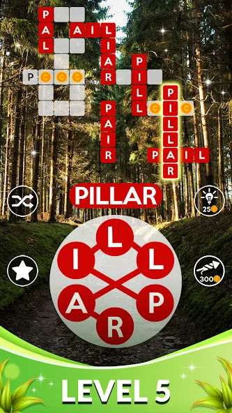 Wordscapes (Вордскейпс) [МОД Много денег] Screenshot 5