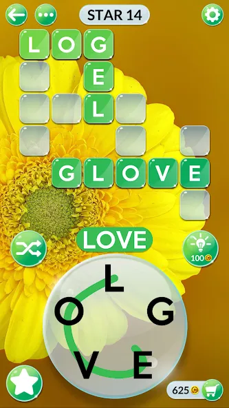 Wordscapes In Bloom (Вордскейпс Ин Блум) [МОД Unlocked] Screenshot 1