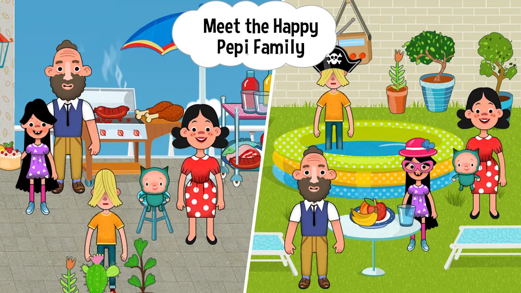 Pepi House: Happy Family (Пепи Хаус) [МОД Бесконечные монеты] Screenshot 5