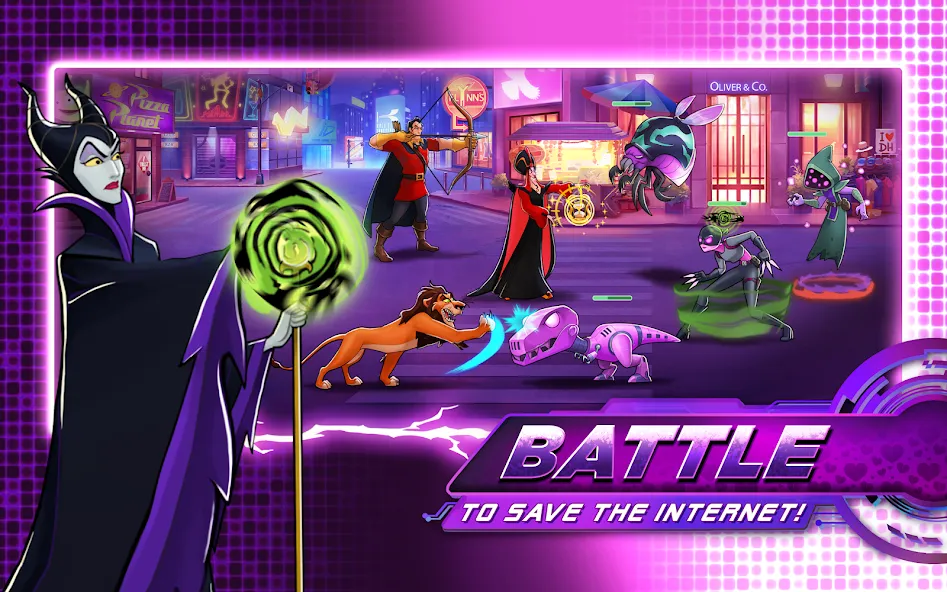 Disney Heroes: Battle Mode (Дисней Хироус) [МОД Unlocked] Screenshot 1