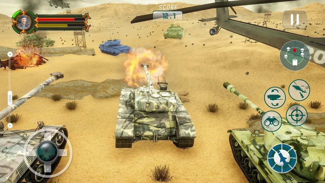 Army Tank Games Offline 3d [МОД Mega Pack] Screenshot 1