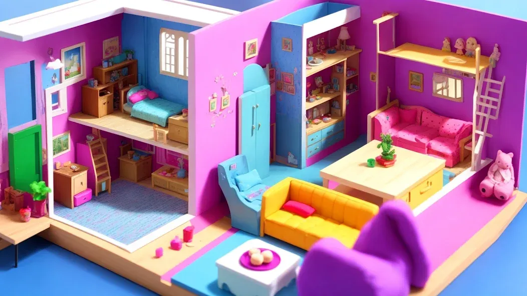 Doll House Design: Girl Games (Долл Хаус Дизайн) [МОД Unlocked] Screenshot 4