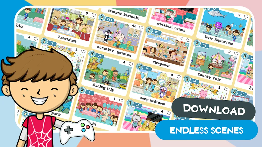 Lila's World:Create Play Learn [МОД Бесконечные деньги] Screenshot 2