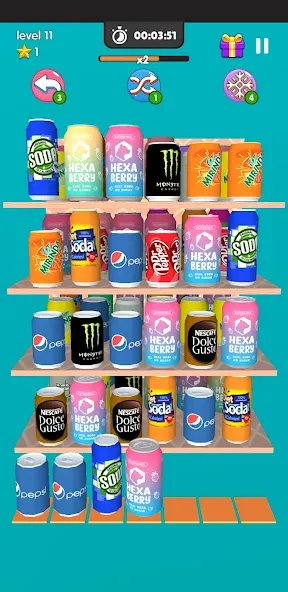 Triple Tile Goods Sort Master (Трипл Тайл Гудс Сорт Мастер) [МОД Много денег] Screenshot 1