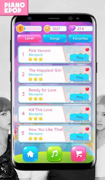 BLACK PINK Magic Piano (БЛЭК ПИНК Мэджик Тайлз 2022) [МОД Все открыто] Screenshot 5