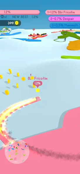 Paper.io 4 [МОД Много денег] Screenshot 2