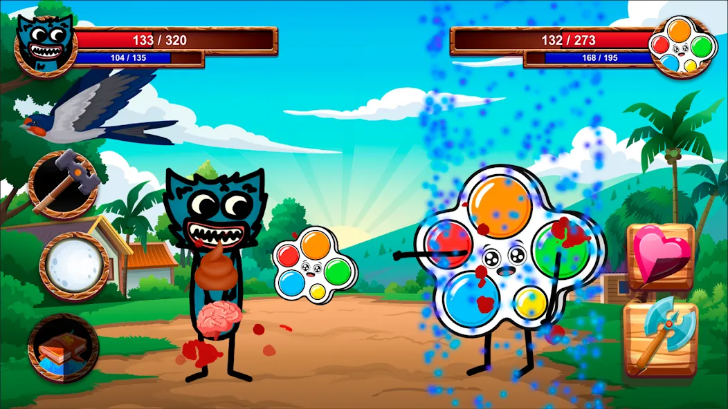 Cartoon Battle [МОД Mega Pack] Screenshot 1
