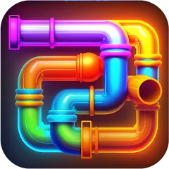 Скачать взломанную Pipe Puzzle Connect (Пайп Пазл Коннект)  [МОД Unlocked]