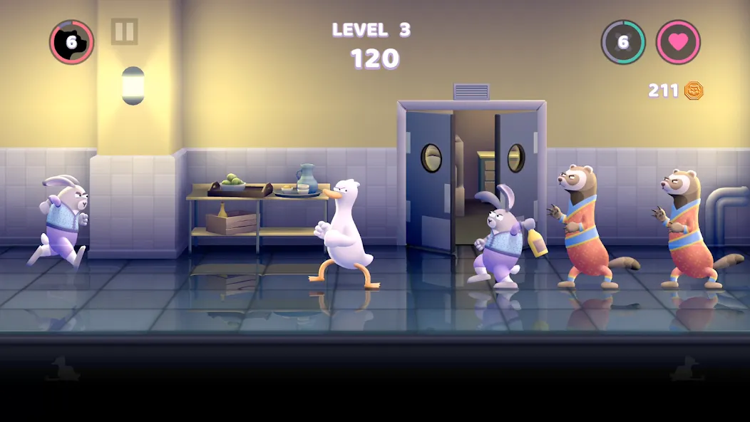 Punch Kick Duck (Панч Кик Дак) [МОД Бесконечные монеты] Screenshot 3