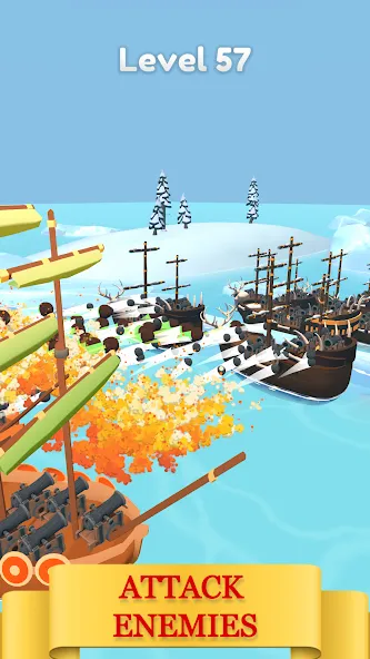 Merge Pirates (Мердж Пираты) [МОД Много денег] Screenshot 2