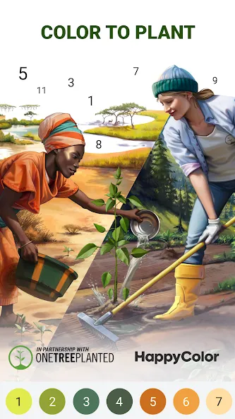 Happy Color®: Coloring Book (Хэппи Колор) [МОД Много монет] Screenshot 2