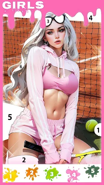 Paint Color: Color by number [МОД Много денег] Screenshot 2